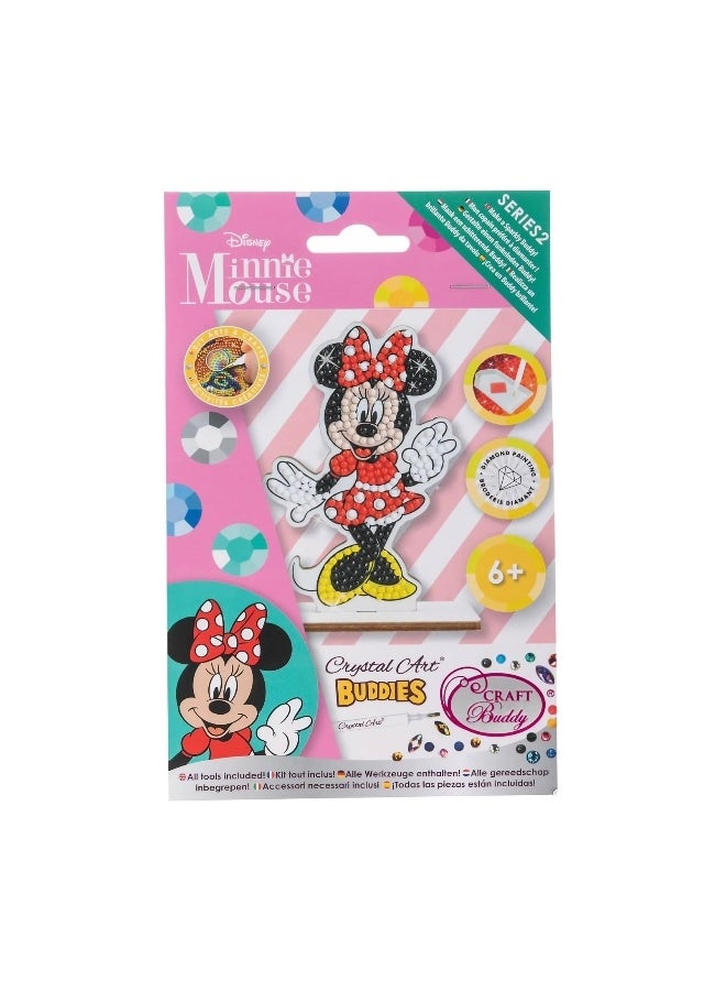 Craft Buddy Craft Buddy Disney Minnie Mouse Crystal Art Buddies Series 2 Diamond Painting Kit  - Image 3