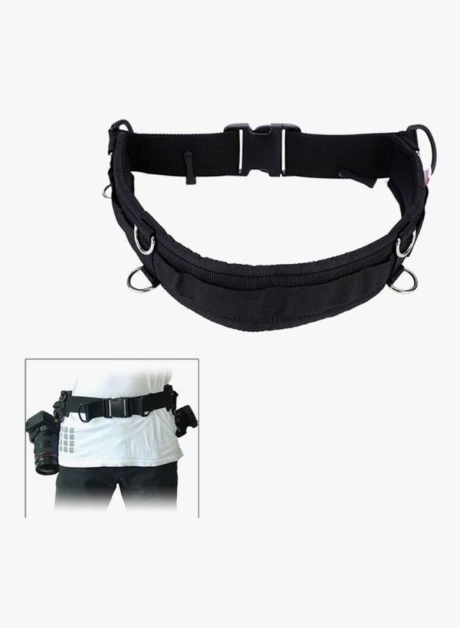 NIBEMINENT Multi functional Camera Waist Belt Black - Image 3
