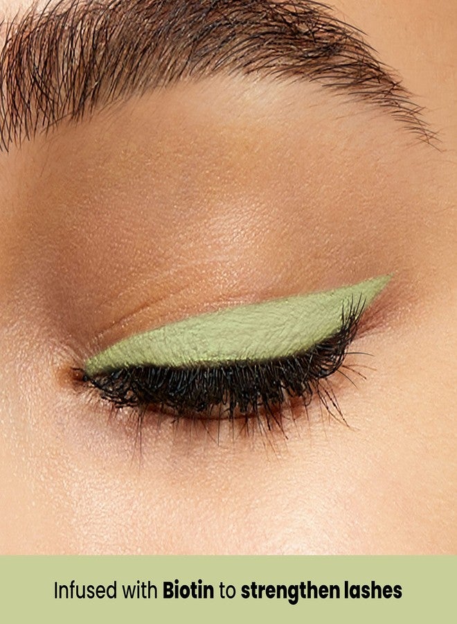 JOAH Line Up Liquid Eyeliner, Waterproof Liner Pen with Precision Felt Tip, Korean Makeup, Smudge Proof, Long Lasting All Day Wear, Strengthens Lash, Cruelty Free Formula, Pistachio - Image 4