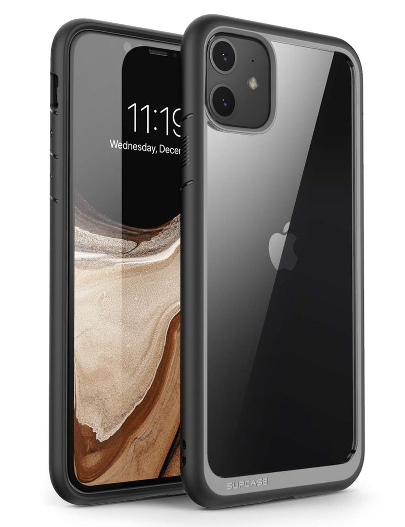 SUPCASE Unicorn Beetle Style Series Case Designed for iPhone 11 61 Inch 2019 Release Premium Hybrid Protective Clear Case Black