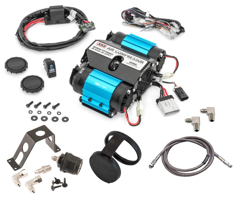 ARB INFLATION3 Twin High Performance Air Compressor CKMTA12 and Extension Hardware for Easy Installation and Connection in a New Printed Box Ideal for Lockers Horns Tire Inflation and Air Tools - Image 3