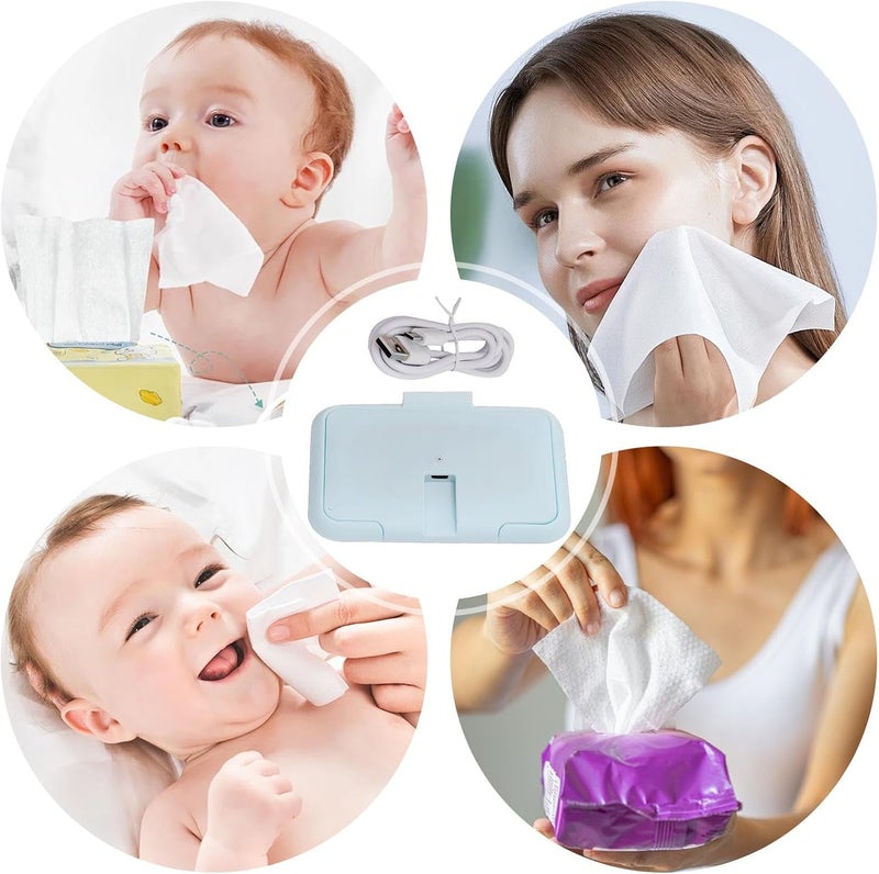 windforgecraft Thermostatic Wipes Warmer | Thermostatic Portable USB Wipes Warmer | Even Heating Wipes Dispenser Warmer for Travel, Car, Home, Picnic, and Camping - Image 4