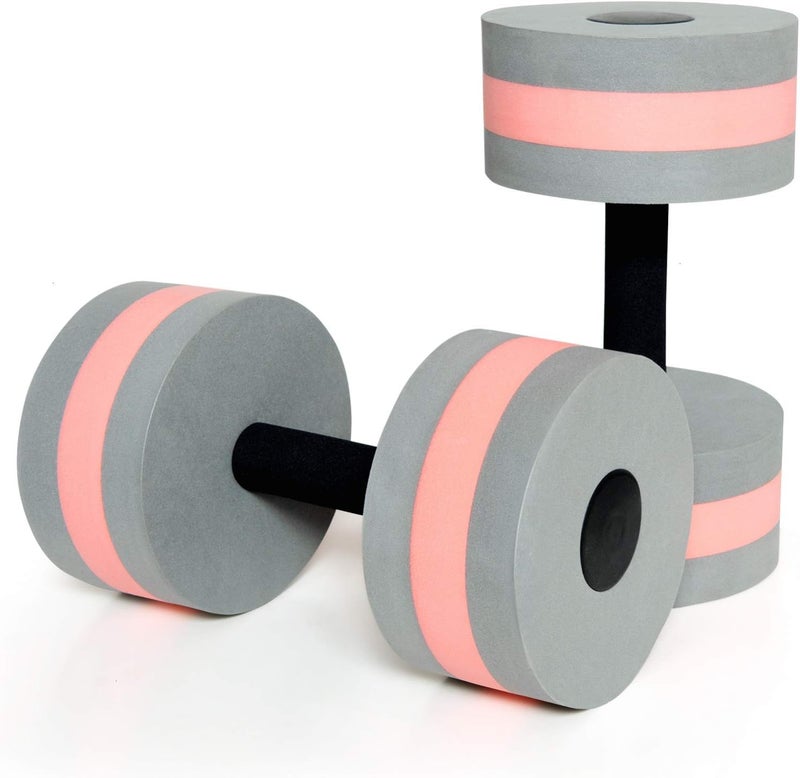 Timoo Aquatic Dumbells Set of 2 Water Dumbells Pool Resistance Water Weight Water Aerobics High-Density EVA-Foam Pool Fitness - Image 1