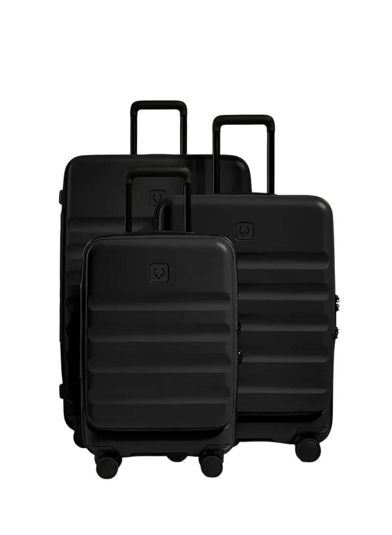 Antler Antler 3-Piece Luggage Set – Carry-On & Check-In Suitcases, Dual Opening, Expandable Polycarbonate Hard Shell, Silent Glide 360° Spinner Wheels, TSA Lock, For Travel