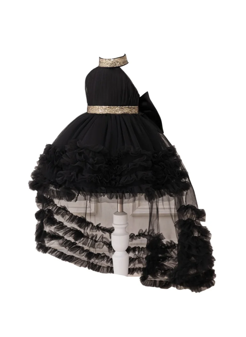 D'Daniela D' Daniela - Little Black Swan Dress - Black