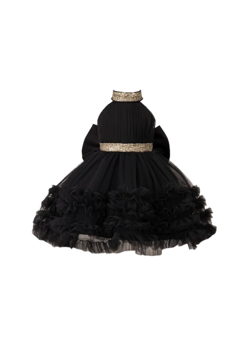 D'Daniela D' Daniela - Little Black Swan Dress - Black
