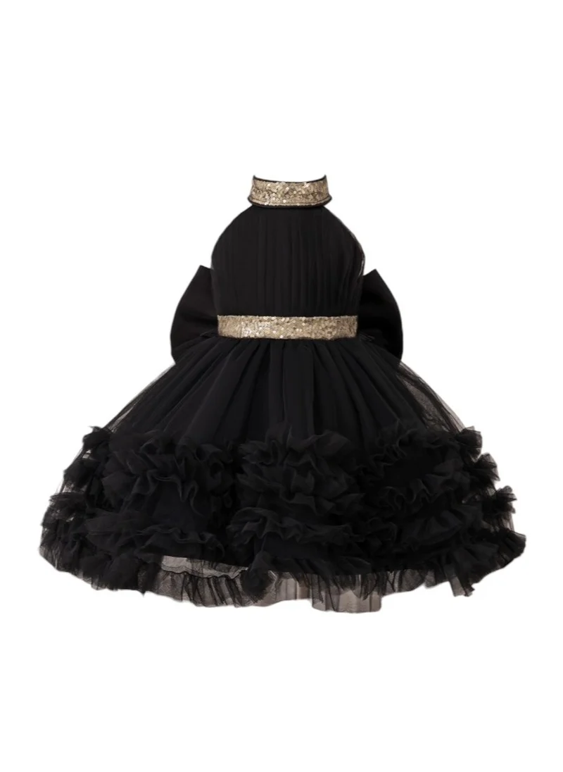 دىدانيالا D' Daniela - Little Black Swan Dress - Black