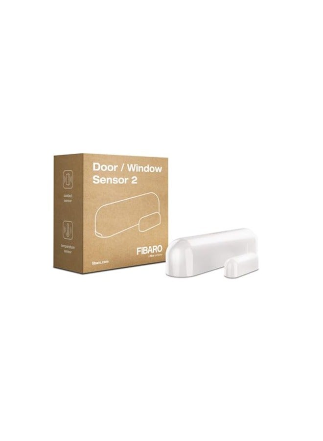 فيبارو مستشعر درجة الحرارة فيبارو FGDW-002-1 FGDW0021 للباب / النافذة v2، زي ويف بلس، FGWD-002-1، لون ابيض - Image 1