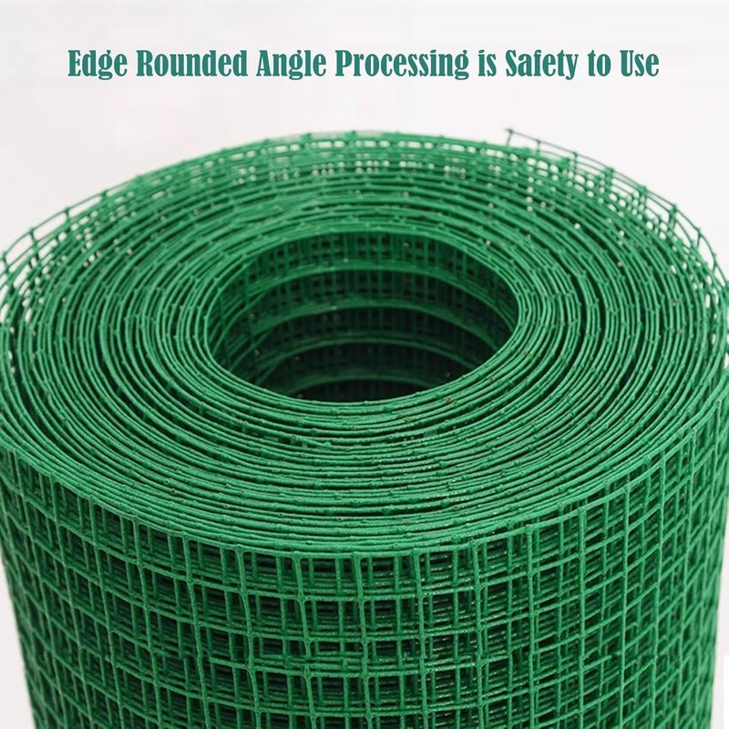 1.8mm Thick Wire Mesh Rolls for Chicken Fencing Hardware Cloth for Garden Fencing and Pet Fencing Rabbit Cages/Gardens/Small Rodent Enclosures(1.2x10m/3.94x32.8ft) - Image 5
