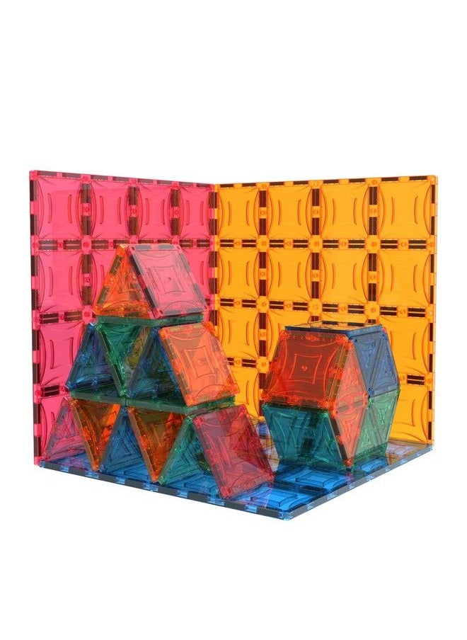 Mag Genius - Maggenius Magnet Tiles Super Big Magnet Toy Building Toy Board Size Of 16 Magnet Tiles 3 Stabilizer 12" X 12" Magnet Plates Compaible With Any Other Brand - Image 1
