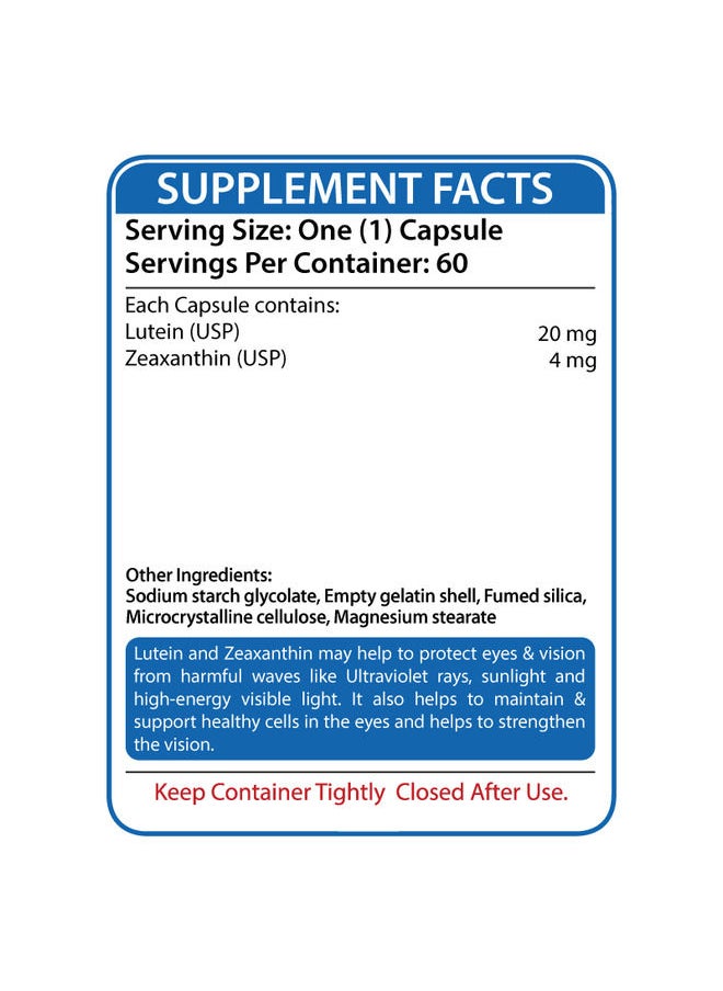 Nutrifactor - Nutrifactor Opti Vision  (60 capsules) - Image 1