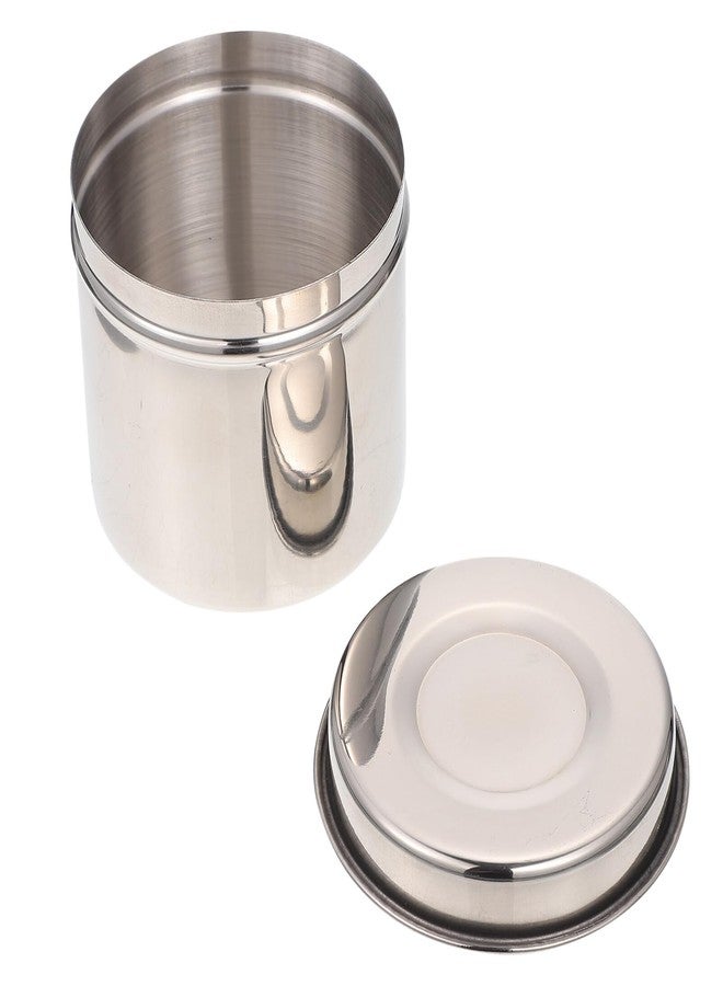 DIYEAH Stainless Steel Unguent Storage Jar Iodine Resistant Container 3.14In for Clinic Beauty Salon Home Use - Image 1