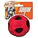 Nerf Dog 1484 Red Rubber Wrapped Bash Tennis Ball Squeak Toy Medium - Image 3