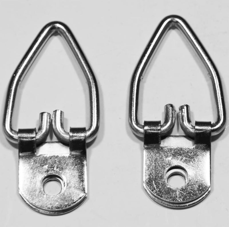 888 Corp 1 Hole Extra Heavy Duty D Ring Picture Hanger with Screws - Pro Quality (20) - Image 3