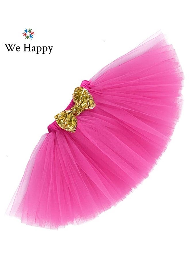 We Happy 5 Pieces Its My 1st Birthday Costume Princess Theme Dressing up Toy Baby Girl Party Fancy Wear with Tutu Skirt, Legging, Cake Topper and Floral Headband  - Image 3