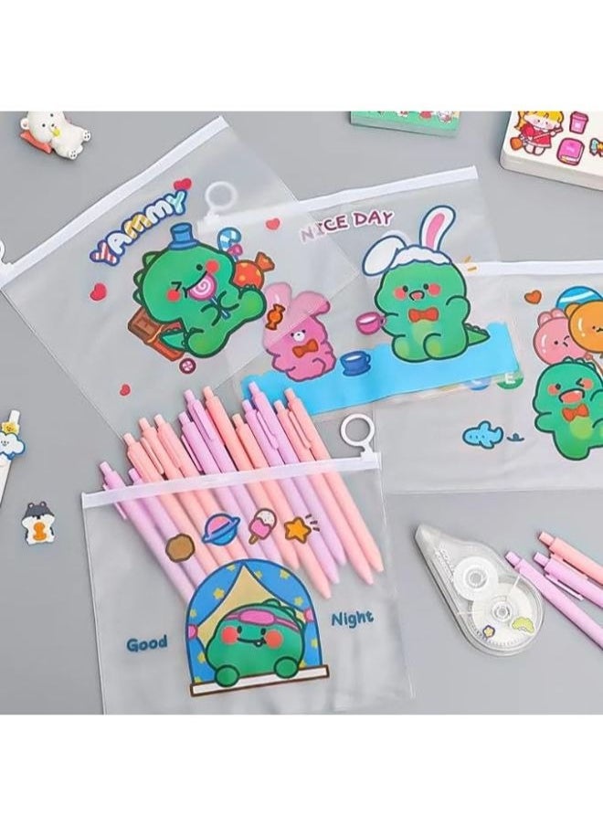 Generic - Stylish PVC Transparent Pencil Bag - Travel Organizer Bag - Large Capacity Transparent Pencil Case - Boys Pencil Case (Random Shape), 1 Piece. - Image 1