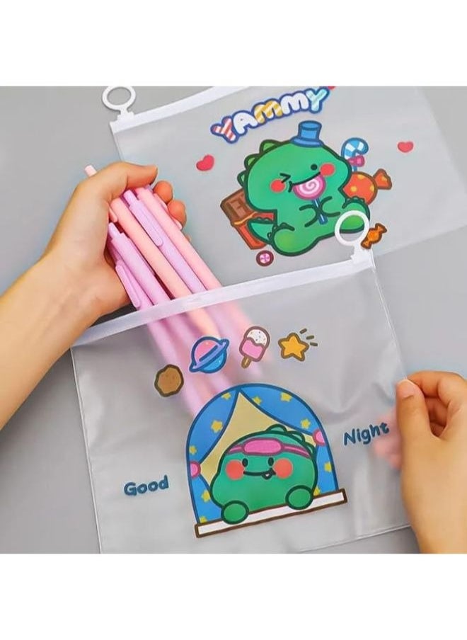 Generic - Stylish PVC Transparent Pencil Bag - Travel Organizer Bag - Large Capacity Transparent Pencil Case - Boys Pencil Case (Random Shape), 1 Piece. - Image 1