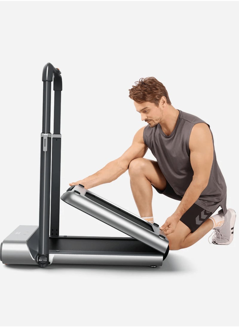 L’elefante Walking Pad R1 Pro Foldable Electric Treadmill for Home Office Gym – Compact Smart Running Walking Machine, Under Desk Treadmill with LED Display, App & Remote Control, Brushless Motor, 10km/h Max Speed, 220lbs Capacity, Quiet Fitness Equipment
