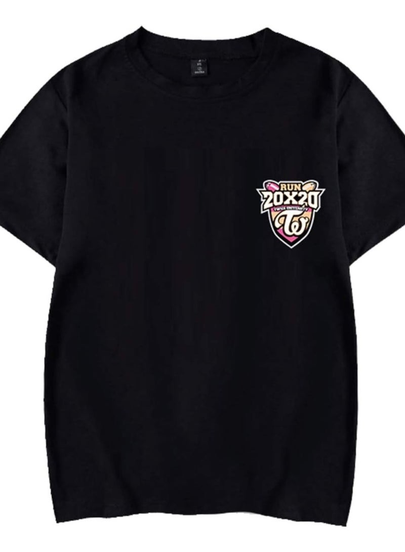 تي شيرت قطني مطبوع للجنسين من مرتينلرجال والنساء - ملابس مريحة لمحبي الكيبوب، ملابس يومية كاجوال