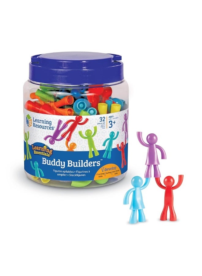 Learning Resources Learning Resources Buddy Builders,32 Pieces, Ages 3+, Fine Motor, Hand Eye Coordination Toy, Fine Motor Skills,Social Emotional Learning Toys - Image 4