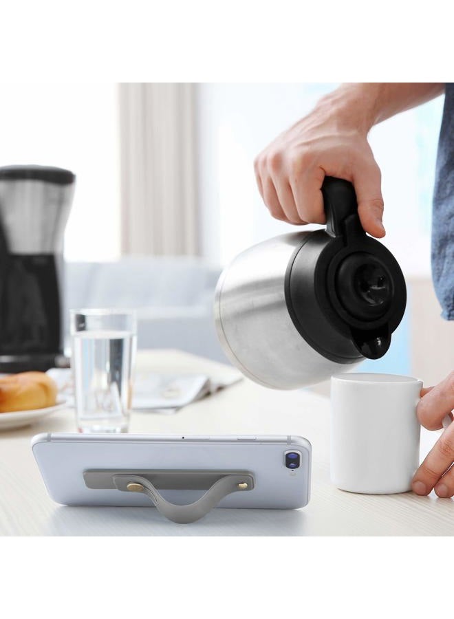 Weewooday 6 Pieces Phone Grip Holder Cell Phone Grip Strap Telescopic Finger Strap Stand Universal Finger Kickstand for Most Smartphones(Charming Colors) - Image 5