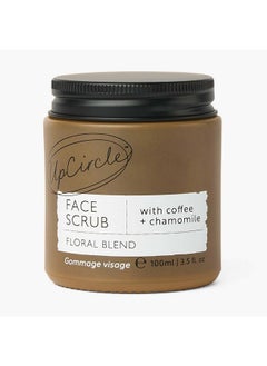 UpCircle UpCircle Coffee Face Scrub - Floral Blend For Sensitive Skin 3.5oz - Chamomile, Shea Butter, Coconut + Rosehip Oil - Natural, Vegan Face Exfoliator For Soft, Smooth Skin  - Image 1