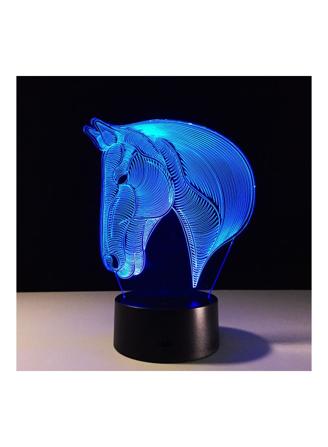 NIBEMINENT 3D Desk Night Lamp White/Black 15x6x1centimeter - Image 4