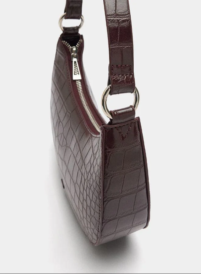 بارفوا حقيبة كتف مع نقش حيواني