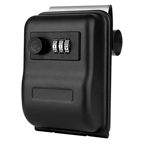 Casmer Car Window Lock Box, Key Locks Box Car, Three Digit Locks Boxs Window, Car Windows Lock Box for turo, 3-Digit Combination Lockbox fit GetAround, Ride Share,Large Capacity, Protective Cover - Image 1