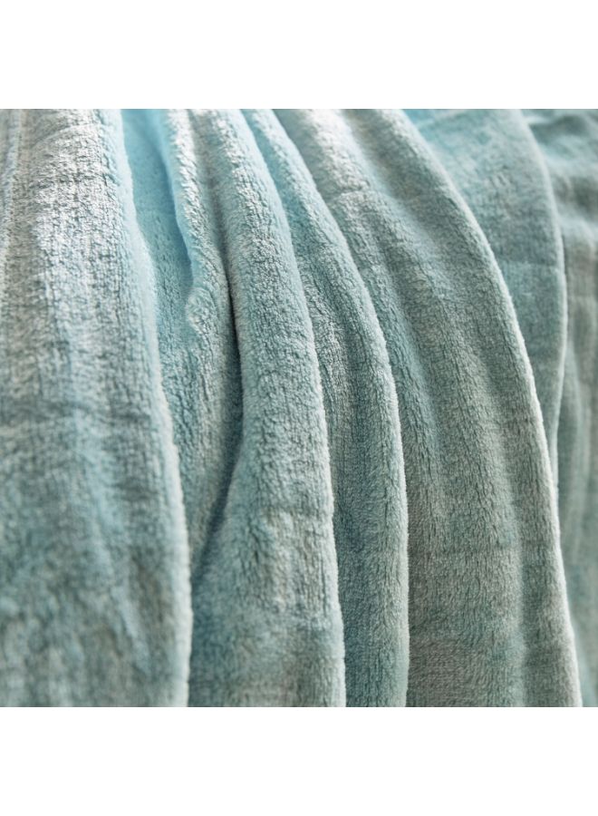 نيبمينينت بطانية خفيفة من مجموعة بيلا فلانيل أخضر 127 x 178سم - Image 4