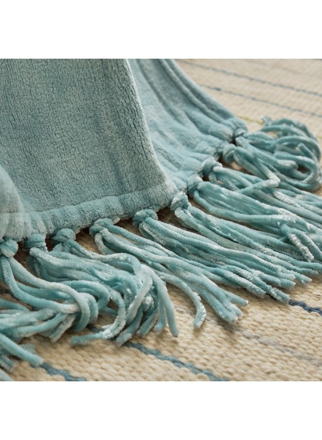 نيبمينينت بطانية خفيفة من مجموعة بيلا فلانيل أخضر 127 x 178سم - Image 3