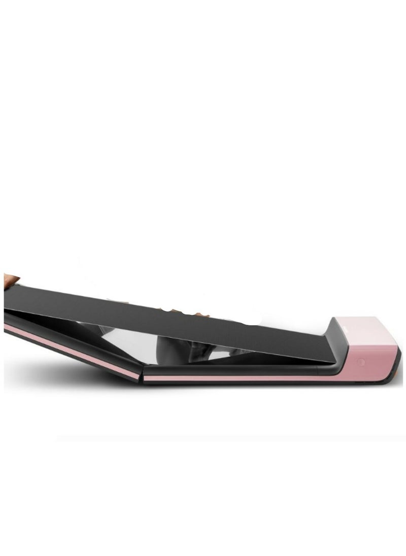 Lijiujia - P1 treadmill, with a power of 1 HP and a remote control, a user weight of 100 kg, a distinctive pink color, a running area of 41.5*120, and a speed of 0.5-6.0 km per hour. - Image 1