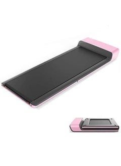 Lijiujia P1 treadmill, with a power of 1 HP and a remote control, a user weight of 100 kg, a distinctive pink color, a running area of 41.5*120, and a speed of 0.5-6.0 km per hour.  - Image 1