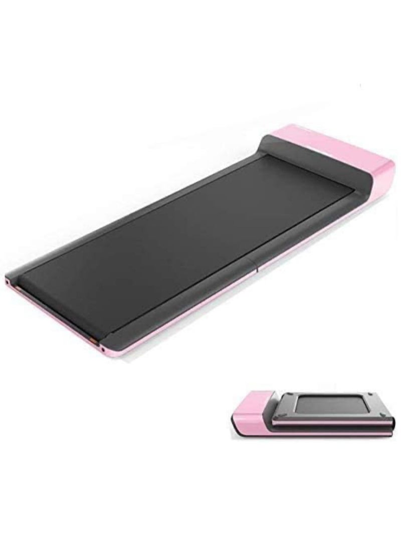 Lijiujia - P1 treadmill, with a power of 1 HP and a remote control, a user weight of 100 kg, a distinctive pink color, a running area of 41.5*120, and a speed of 0.5-6.0 km per hour. - Image 1