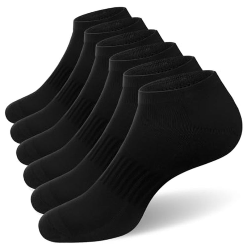 SIXDAYSOX 8 Pack Mens Ankle Socks Low Cut Comfort Casual Socks Size 10-13/13-15 - Image 1