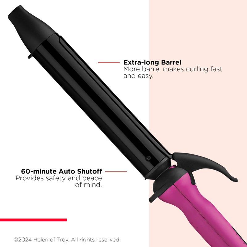 Revlon مكواة تجعيد ريفلون سهلة الحرارة - 1 1/4 بوصة بدقة - Image 3