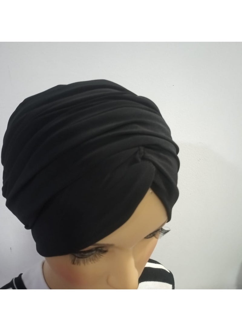 ELMASRYYN - Amera Black Turban - Image 1