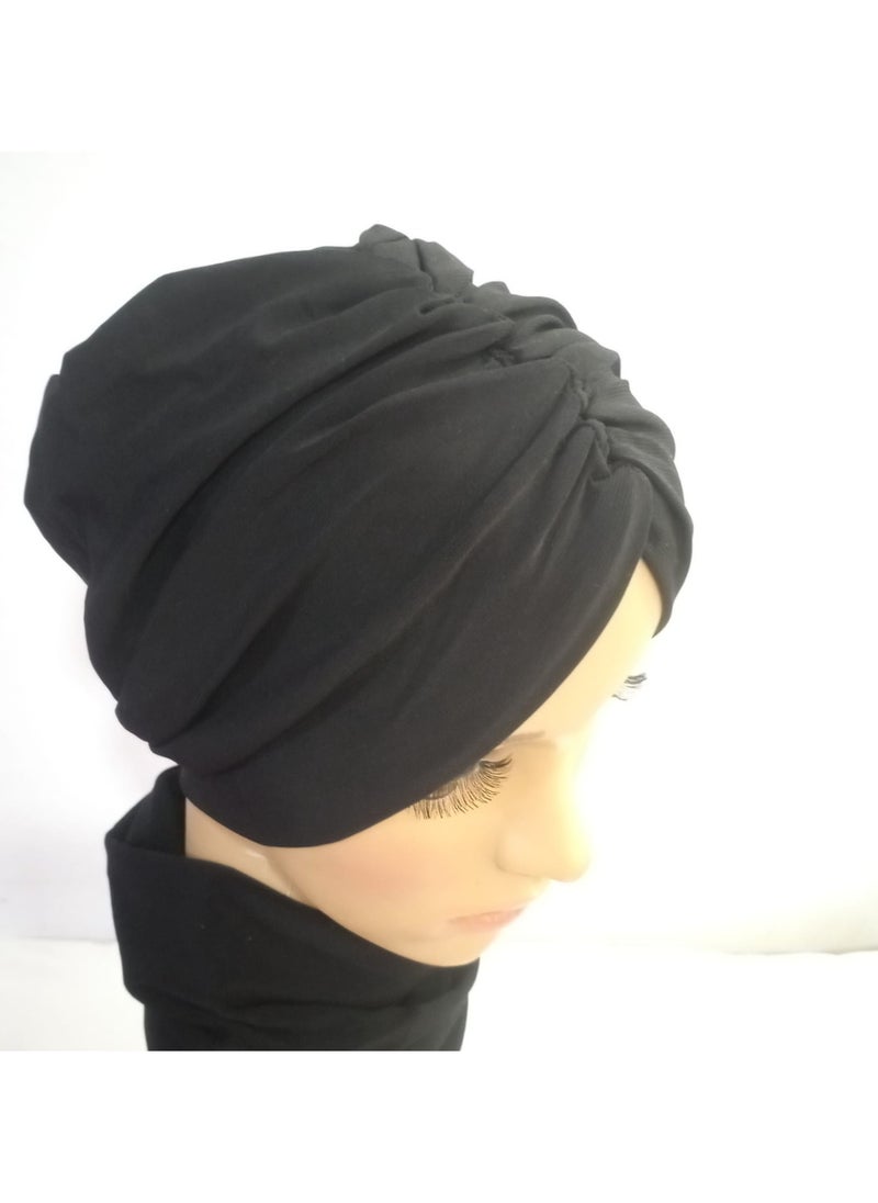 ELMASRYYN - Amera Black Turban - Image 1