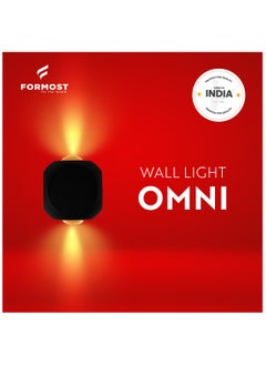 FORMOST FORMOST Two Way LED Wall Light for Decoration | Exterior Oval Shape Fixture Lamp Up and Down Light for Balcony | Warm White (4W, Pack of 1)  - Image 4