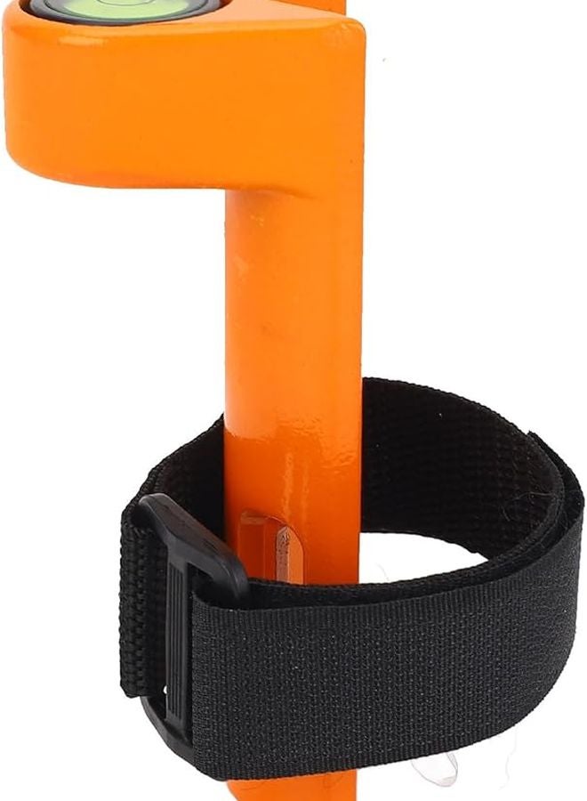 Professional Aluminum Alloy Adjustable Grade Rod Level with 7 8in Diameter Bubble Tower Ruler - Image 3