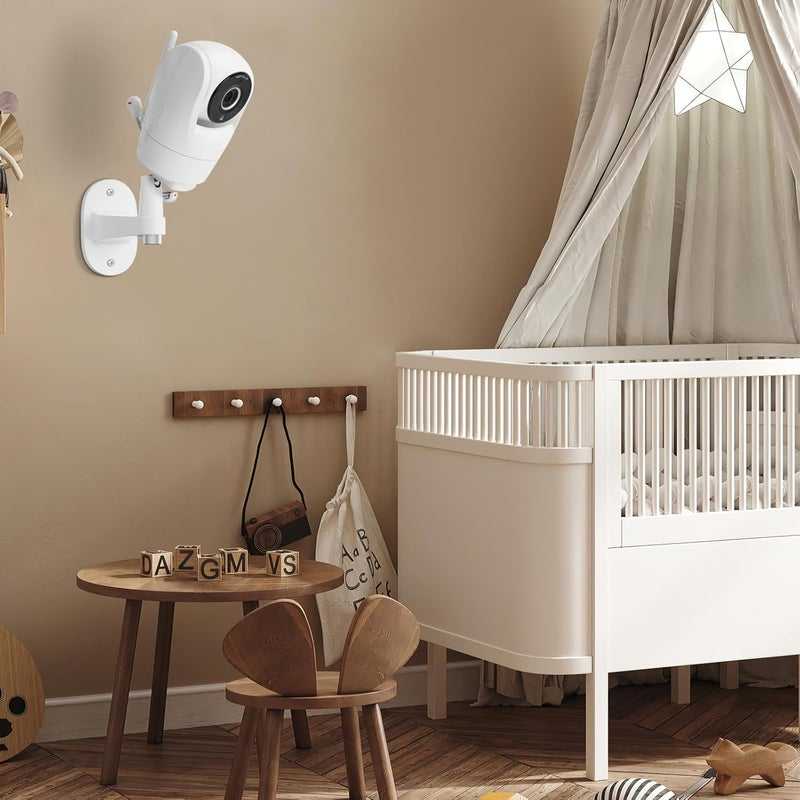 wochel Baby Monitor Wall Mount Compatible with VTech VM901VM924 VM928 Video Baby Monitor Adjustable Angle Baby Camera Mount with Easy Installation - Image 5