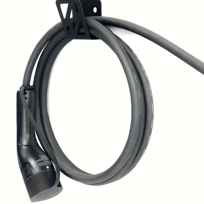 Black Electric Vehicle Charger Storage Rack Cable Holder Car Organizer Gift - Image 5