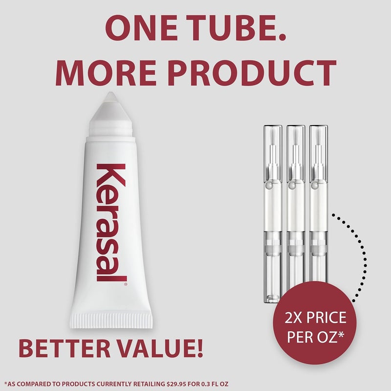 Kerasal علاج تجديد الأظافر الفطرية كيراسال 10 مل يستعيد المظهر الصحي للأظافر المتغيرة اللون أو التالفة بسبب فطر الأظافر أو الصدفية - Image 2