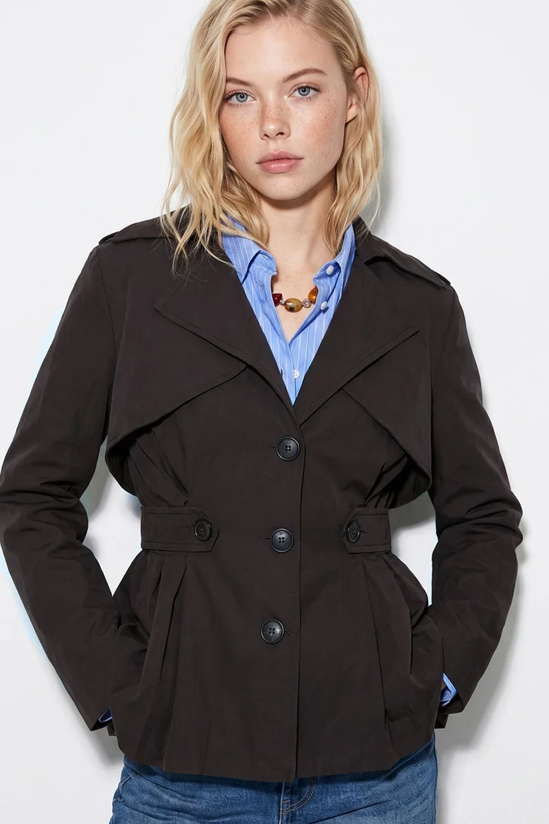 LUCCI Women's Trench Coat