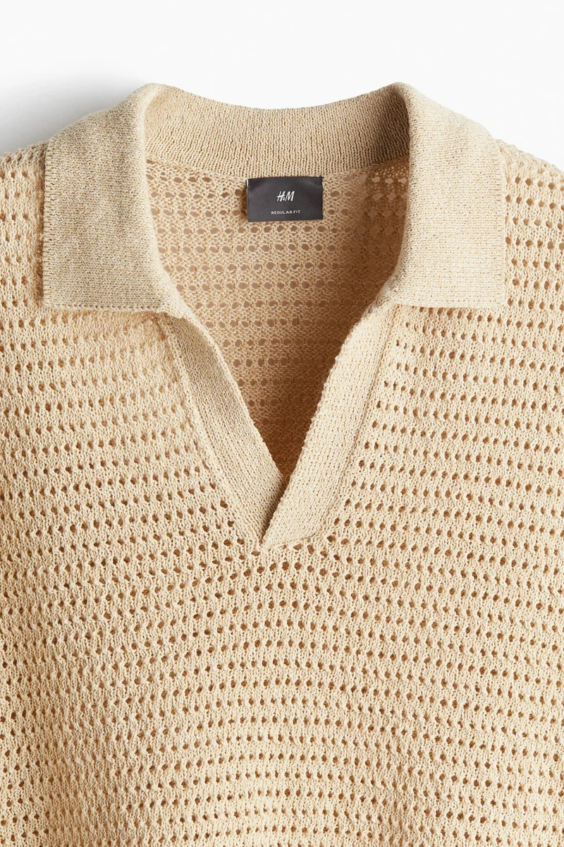 اتش اند ام تي-شيرت بولو بتصميم فضفاض