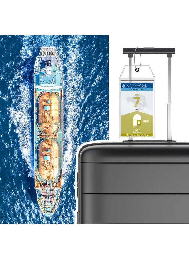Saintrygo 13 Pcs Carnival Cruise Essentials 2024 Cruise Accessories Include 4 Cruise Lanyards For Ship Cards With Id Badge Holders 8 Pcs Cruise Luggage Tags 1 Cruise Power Strip(Colorful 3 3Prong Plug)  - Image 2