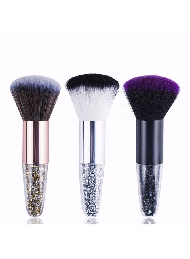 DANNEASY 3Pcs Nail Dust Brush Acrylic Brush Cleaner Nail Duster Large Powder Brush Makeup Blush Brush Nail Art Brushes Brush For Nails Nail Tools - Image 1