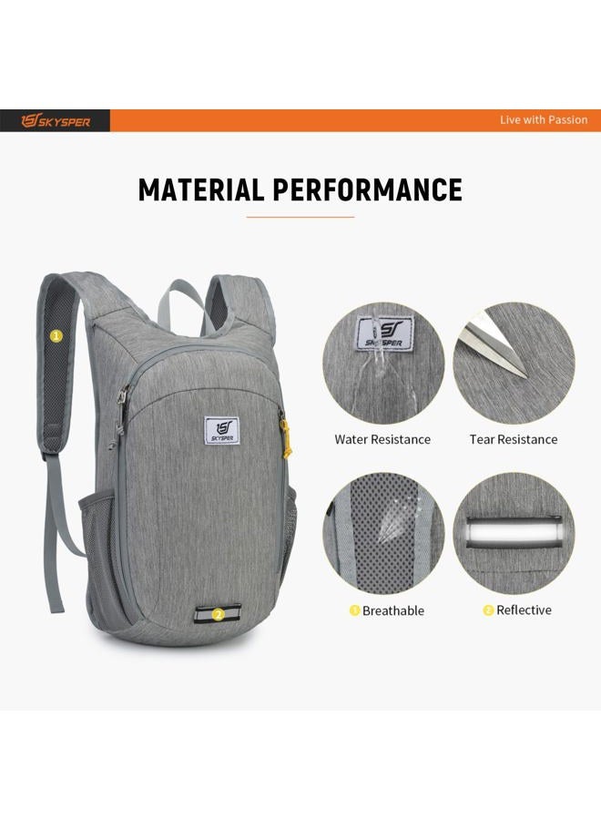 SKYSPER Foldable Backpack, 15 L, Ultralight Hiking Backpack, Small Backpack, Travel Backpack for Hiking, Travel, Cycling - Image 4