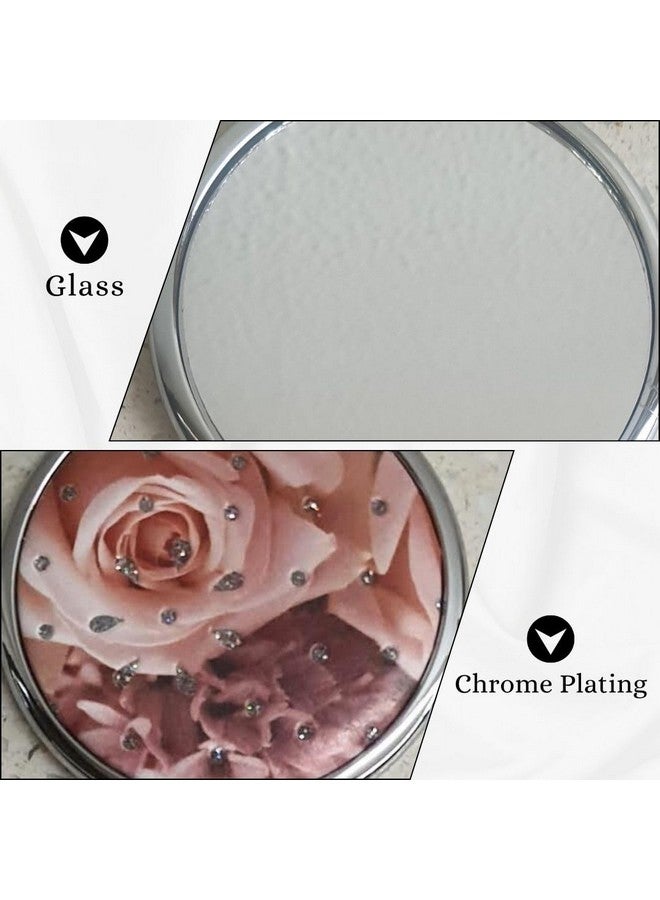 Portable Travel Handheld Mirror with Comfy Handle for Makeup touchup and Travel - Image 3