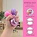 Howzcci 8 Pack Easter Eggs Stress Balls Squishy Toys Fidget Squeeze Toys for Kids Toddlers Easter Egg Hunt Fillers Easter Basket Stuffers Party Favors Gifts - Image 4
